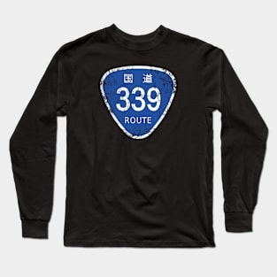 Japan National Route 339 Staircase Highway Japan Stairs Road Long Sleeve T-Shirt